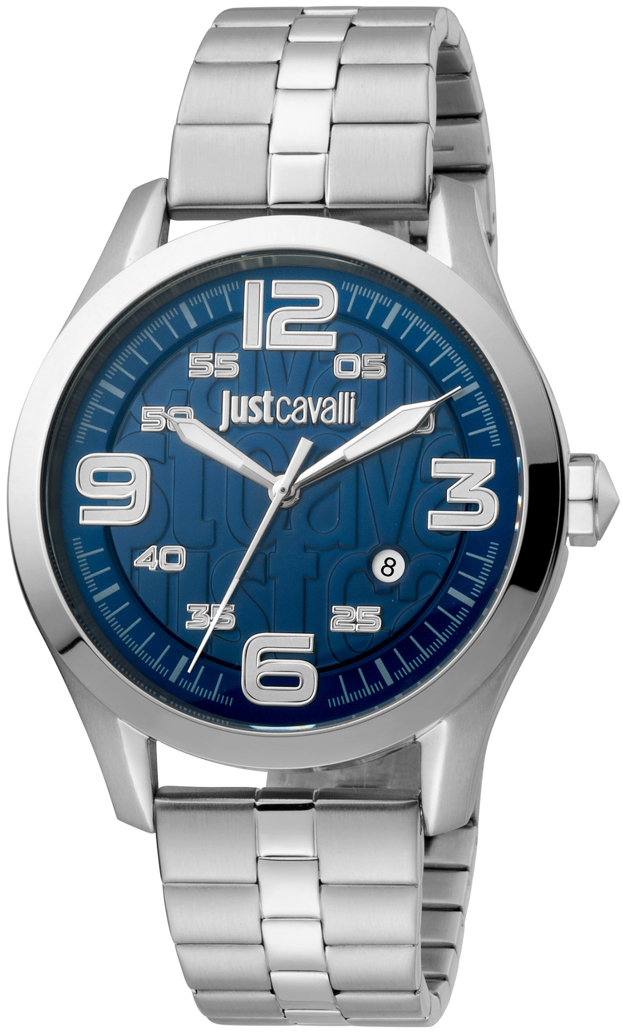 Just Cavalli 99999 Miesten kello JC1G108M0065 Sininen/Teräs Ø42 mm