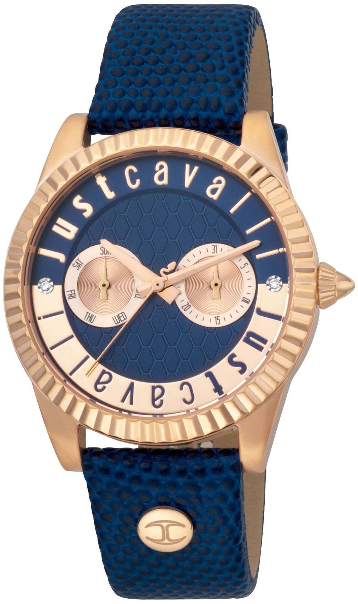 Just Cavalli 99999 Naisten kello JC1L142L0035 Sininen/Nahka Ø36 mm