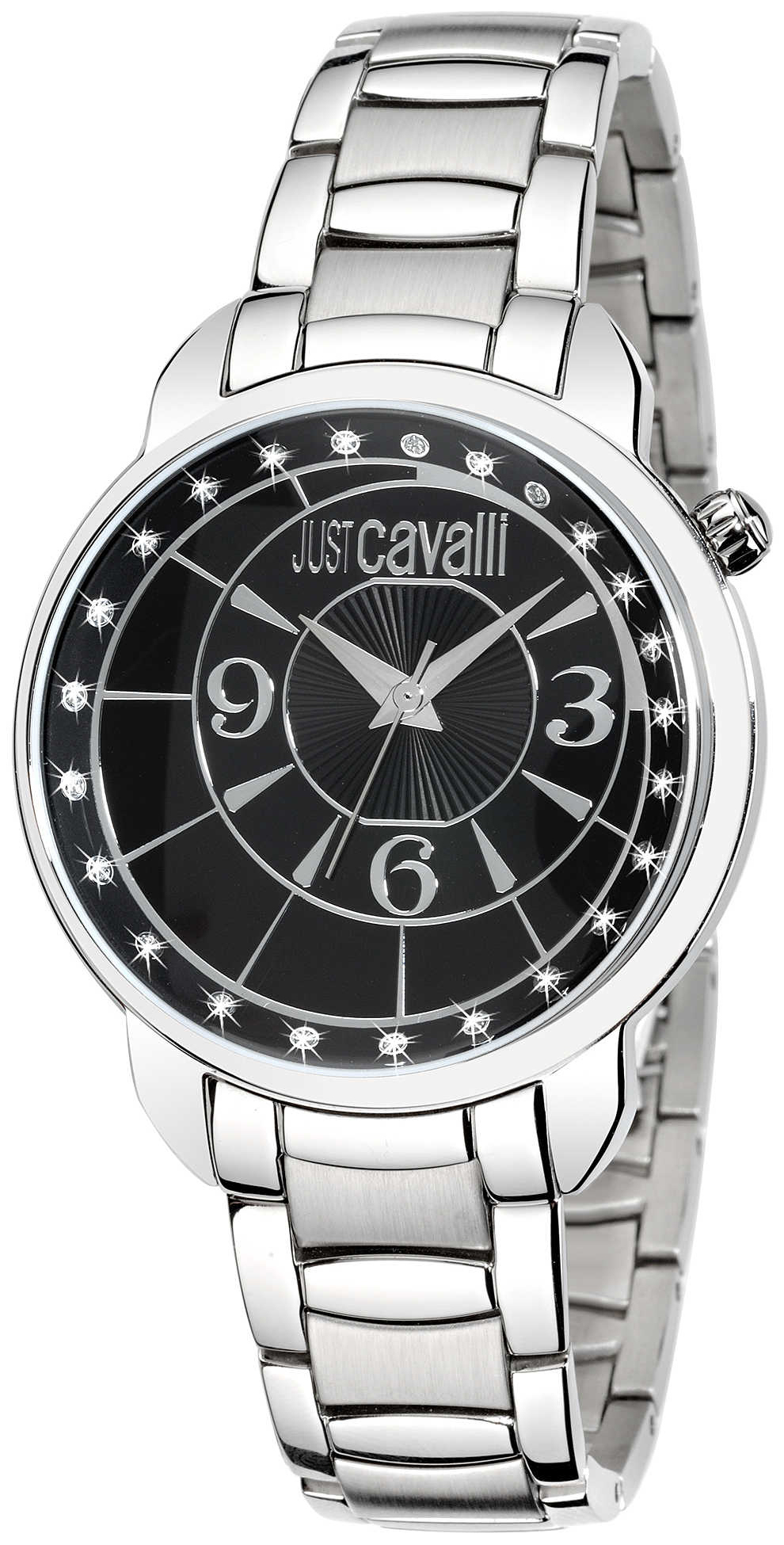 Just Cavalli Trendy Naisten kello R7253178525 Musta/Teräs Ø39 mm