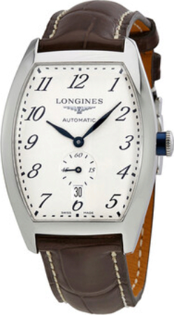 Longines Miesten kello L2.642.4.73.4 Evidenza Hopea/Nahka