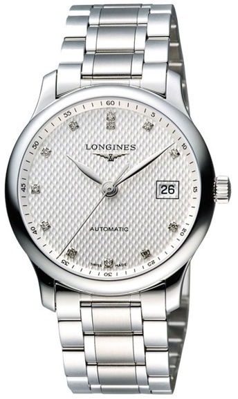 Longines Miesten kello L2.793.4.77.6 Master Hopea/Teräs Ø40 mm