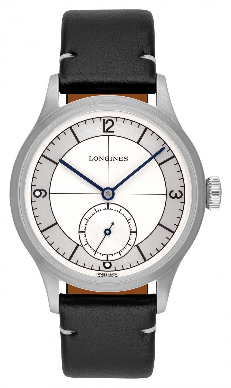 Longines Miesten kello L2.828.4.73.0 Heritage Hopea/Nahka Ø38.5 mm