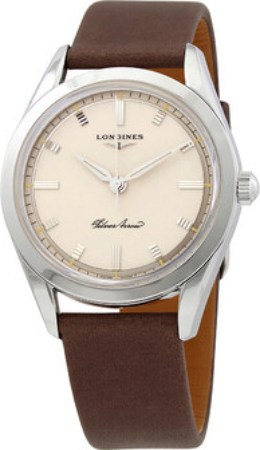 Longines Miesten kello L2.834.4.72.2 Arrow Hopea/Nahka Ø38.5 mm