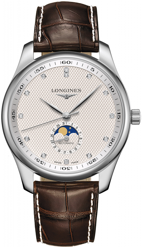 Longines Miesten kello L2.919.4.77.3 Master Hopea/Nahka Ø42 mm