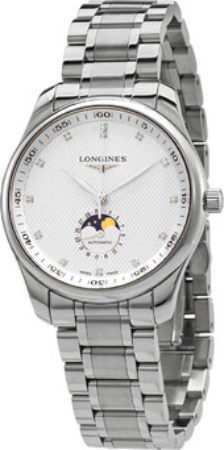 Longines Miesten kello L2.919.4.77.6 Master Hopea/Teräs Ø42 mm