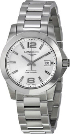 Longines Naisten kello L3.276.4.76.6 Conquest Ladies Hopea/Teräs