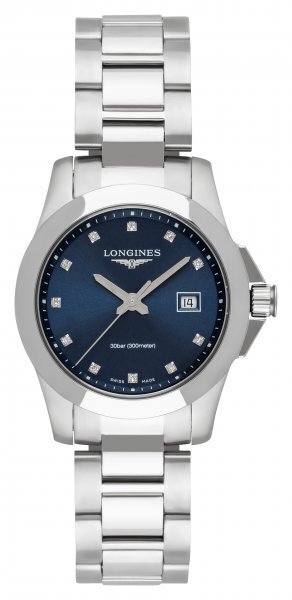 Longines Naisten kello L3.376.4.97.6 Conquest Ladies Sininen/Teräs