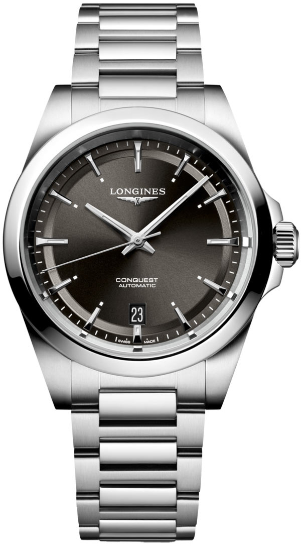 Longines Naisten kello L3.720.4.52.6 Conquest Musta/Teräs Ø38 mm