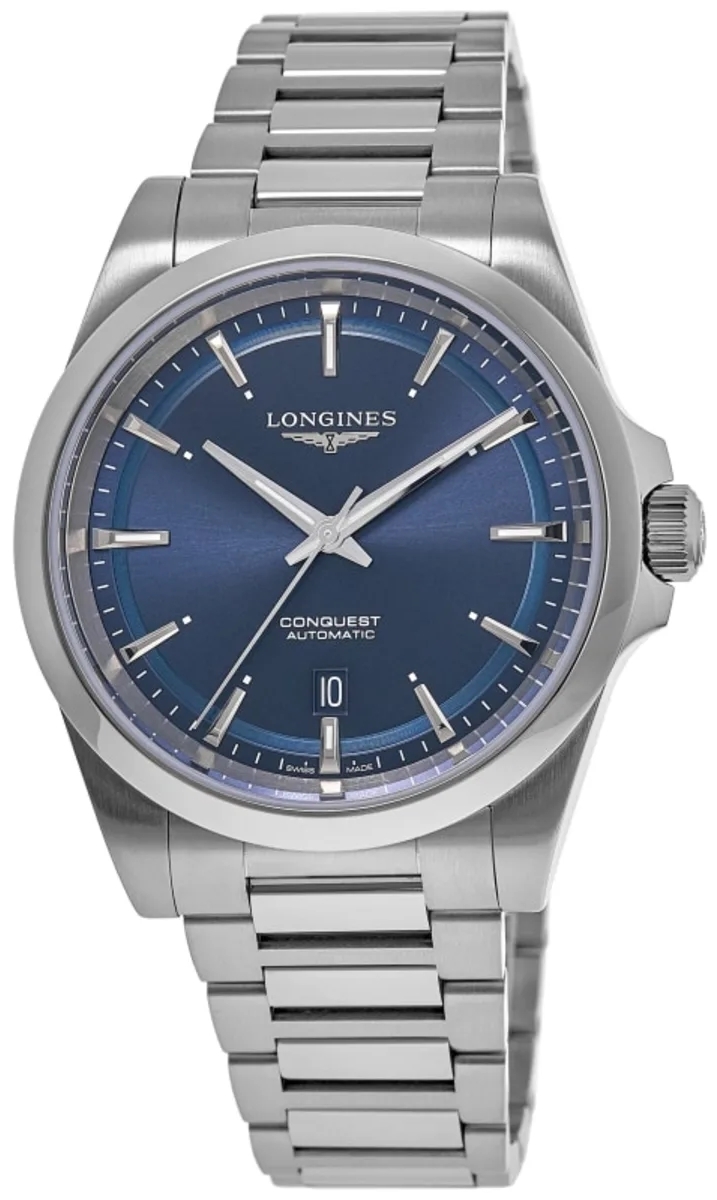 Longines Miesten kello L3.830.4.92.6 Conquest Sininen/Teräs Ø41 mm