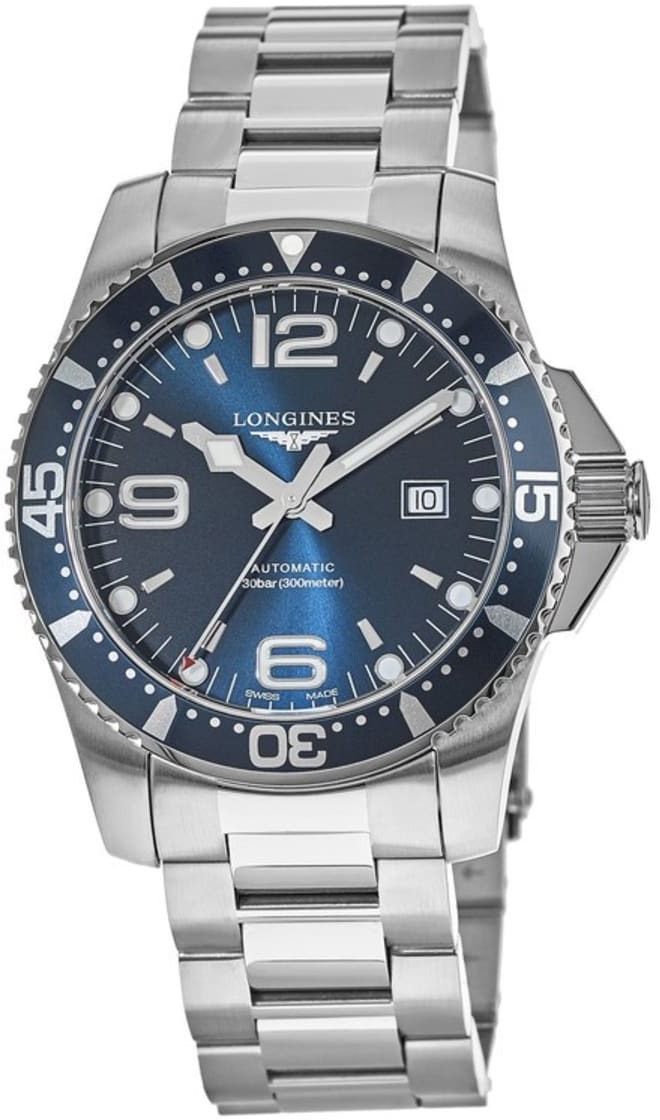 Longines Miesten kello L3.841.4.96.6 Hydroconquest Sininen/Teräs