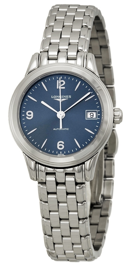 Longines Naisten kello L4.274.4.96.6 Grande Classique Sininen/Teräs