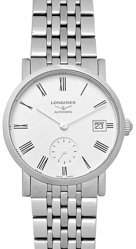 Longines Naisten kello L4.312.4.11.6 Elegant Valkoinen/Teräs Ø34.5