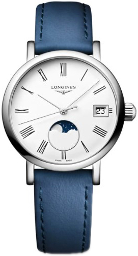 Longines Naisten kello L4.330.4.11.2 Elegant Valkoinen/Nahka Ø30 mm