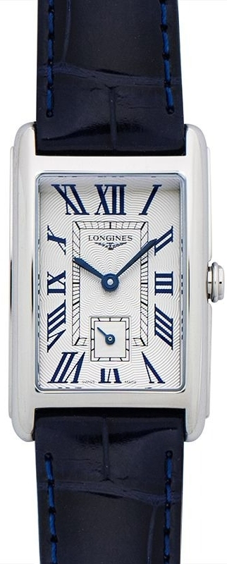 Longines Naisten kello L5.512.4.71.7 Dolcevita Hopea/Nahka