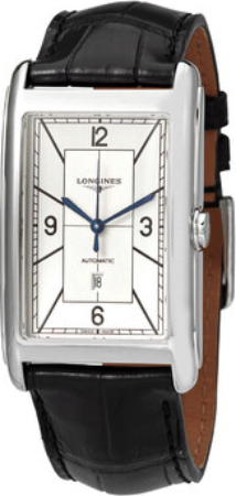 Longines Miesten kello L5.767.4.73.0 Dolcevita Hopea/Nahka