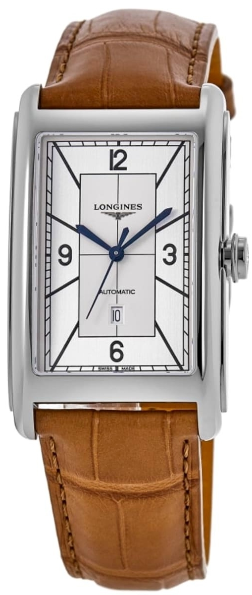 Longines Miesten kello L5.767.4.73.3 Dolcevita Hopea/Nahka