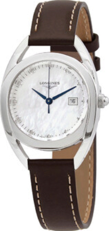 Longines Naisten kello L6.137.4.87.2 Equestrian Valkoinen/Nahka Ø30