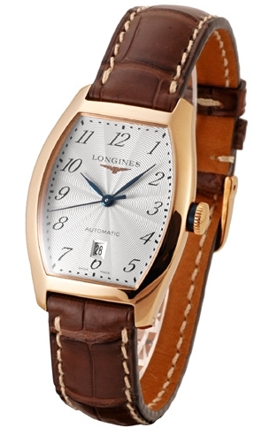 Longines Naisten kello L2.142.8.73.2 Evidenza Valkoinen/Nahka 30.6x26