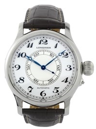 Longines Miesten kello L2.713.4.13.0 Heritage Weems Valkoinen/Nahka