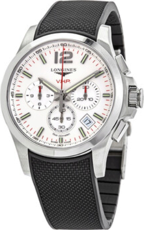 Longines Miesten kello L3.717.4.76.9 Conquest V.H.P. Hopea/Kumi Ø42