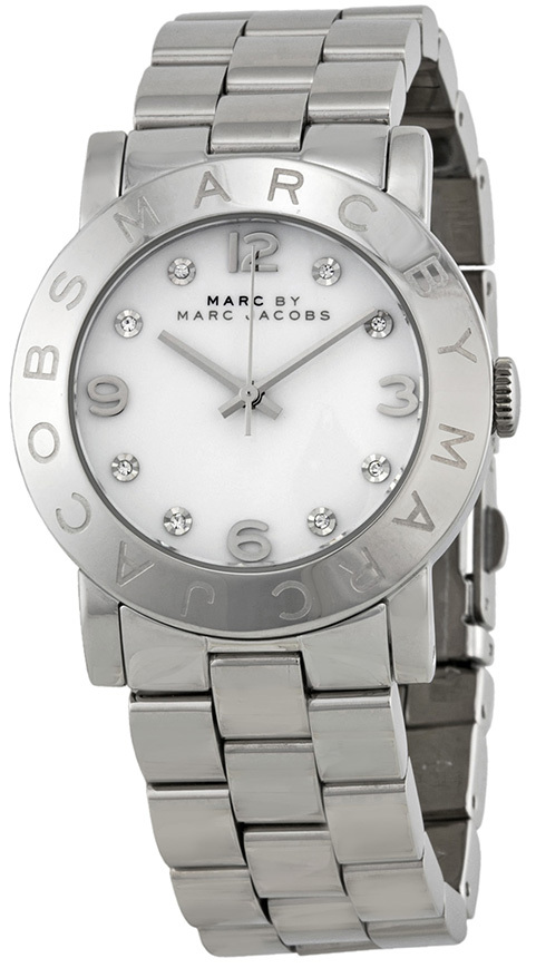 Marc by Marc Jacobs Naisten kello MBM3054 Amy Valkoinen/Teräs Ø36 mm