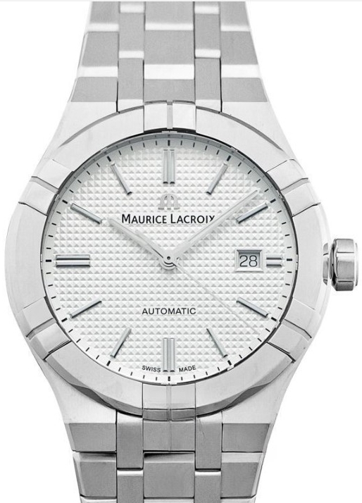 Maurice Lacroix Miesten kello AI6008-SS00F-130-A Aikon Hopea/Teräs