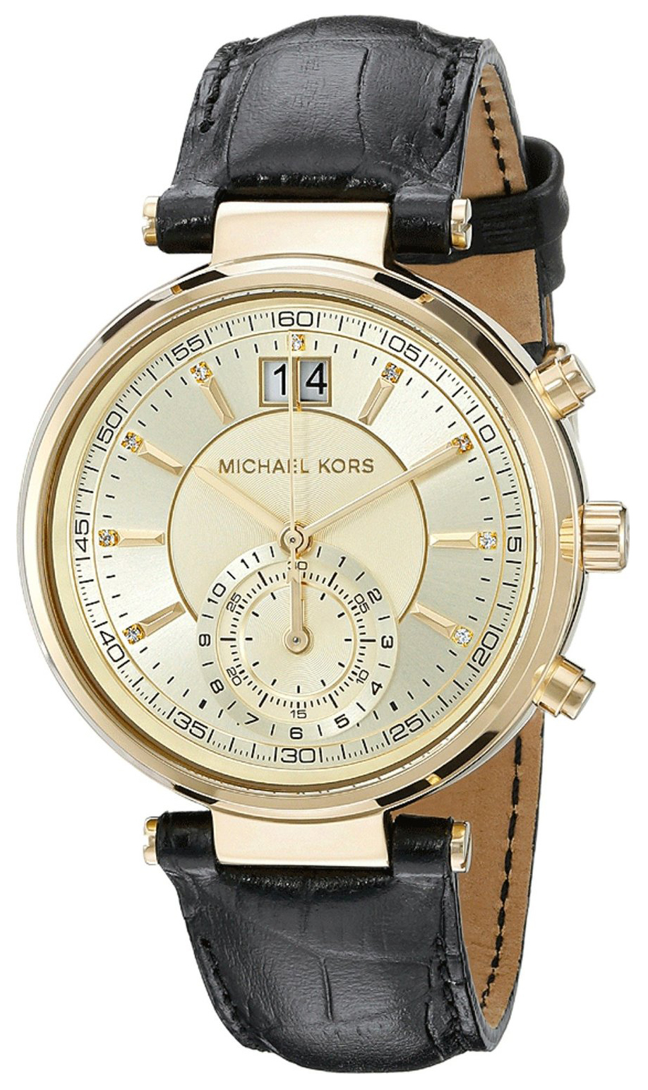 Michael Kors Sawyer Naisten kello MK2433 Samppanja/Nahka Ø39 mm