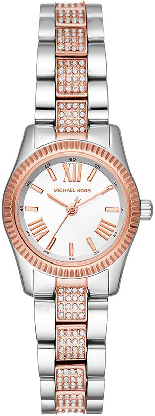 Michael Kors 99999 Naisten kello MK3876 Valkoinen/Punakultasävyinen