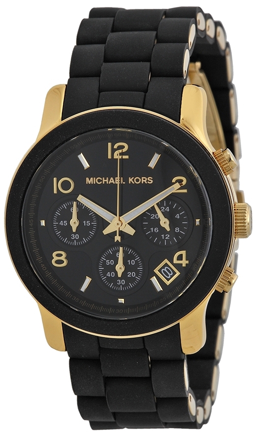 Michael Kors Naisten kello MK5191 Runway Musta/Muovi Ø38 mm