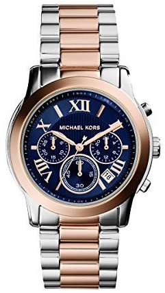 Michael Kors Cooper Naisten kello MK6156 Sininen/Punakultasävyinen