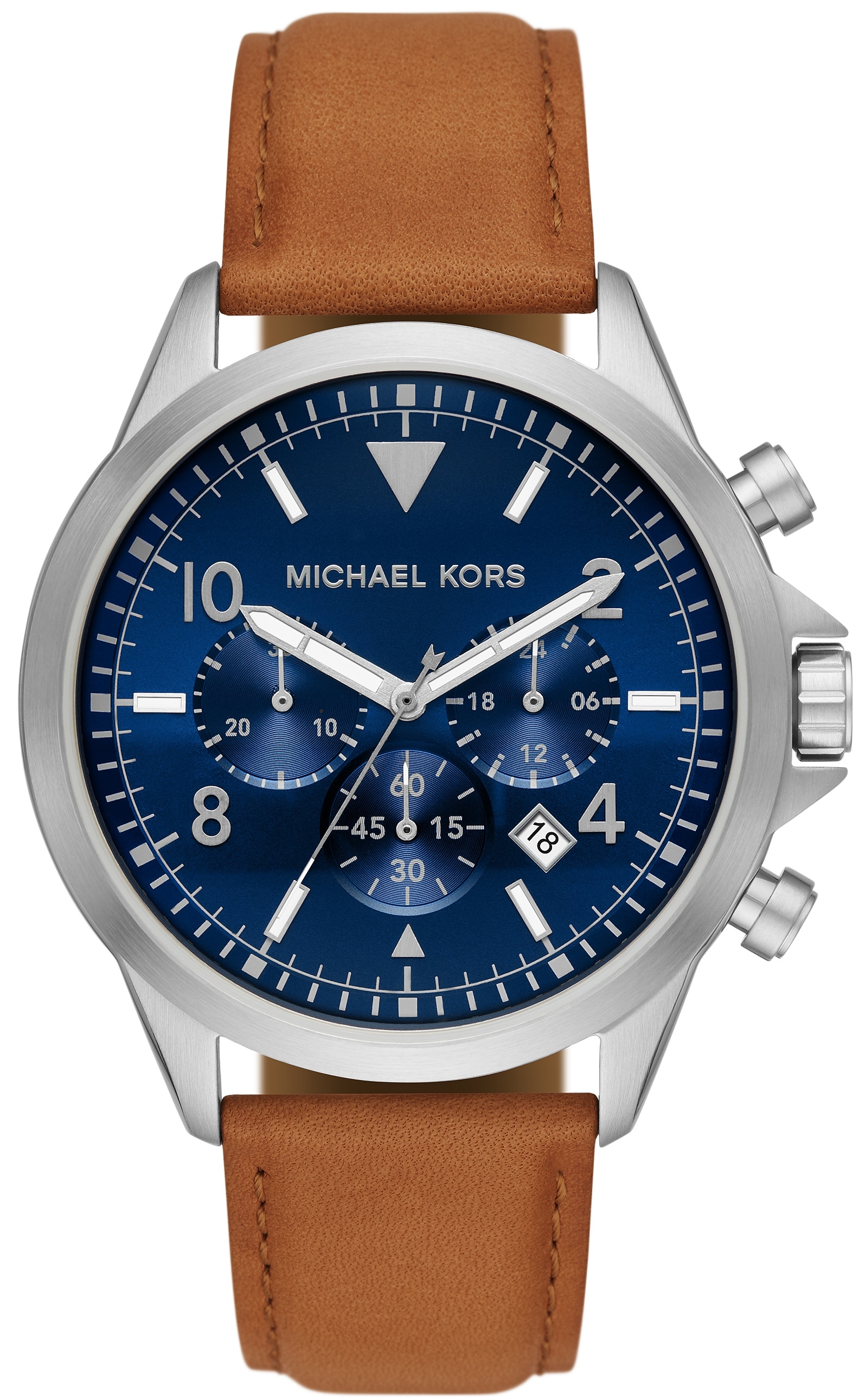 Michael Kors Gage Miesten kello MK8830 Sininen/Nahka Ø45 mm