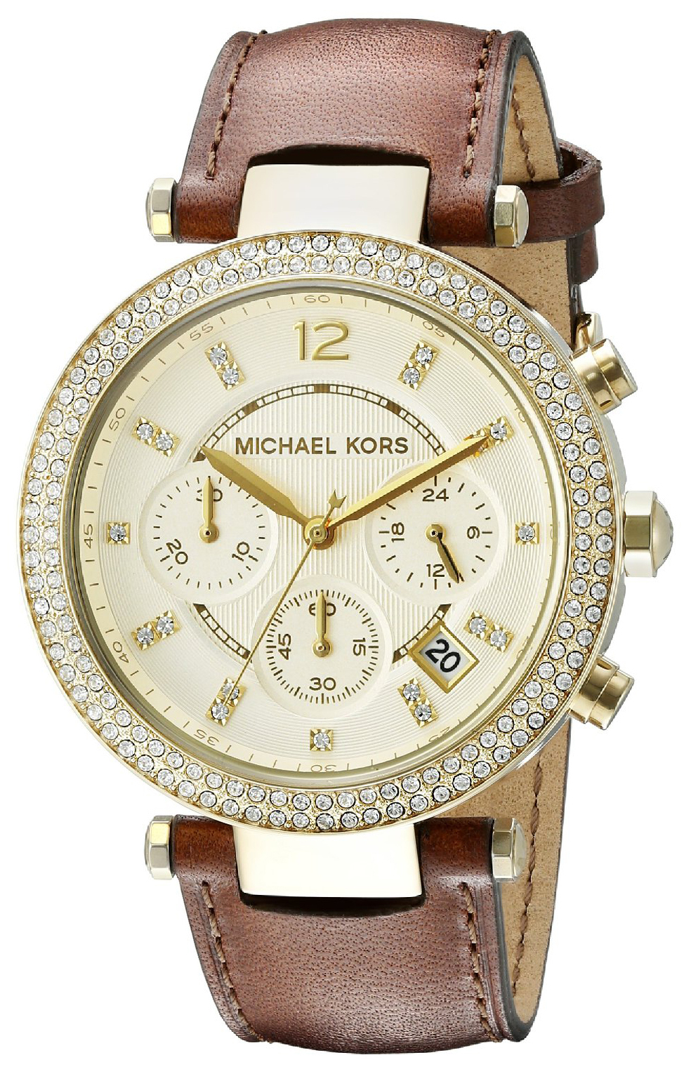 Michael Kors Parker Naisten kello MK2249 Samppanja/Nahka Ø39 mm