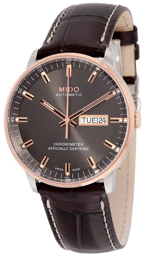 Mido Miesten kello M021.431.26.061.00 Commander Harmaa/Nahka Ø40 mm