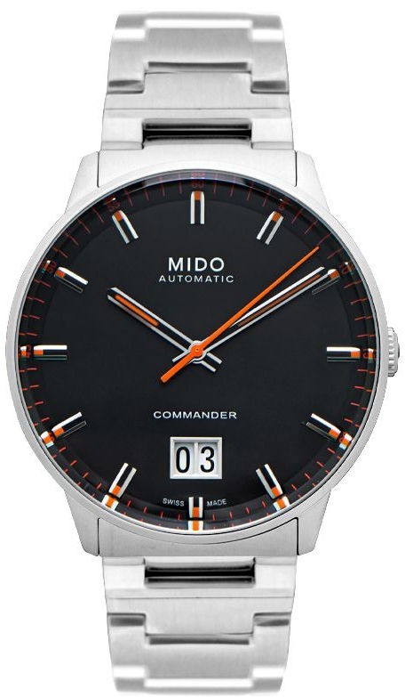 Mido Miesten kello M021.626.11.051.00 Commander Musta/Teräs Ø42 mm