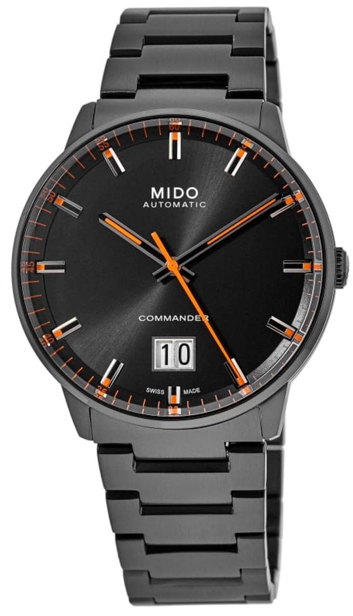 Mido Miesten kello M021.626.33.051.00 Commander Musta/Teräs Ø42 mm