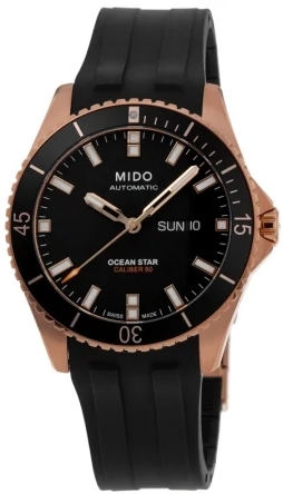 Mido Miesten kello M026.430.37.051.00 Ocean Star Musta/Kumi Ø42.5 mm