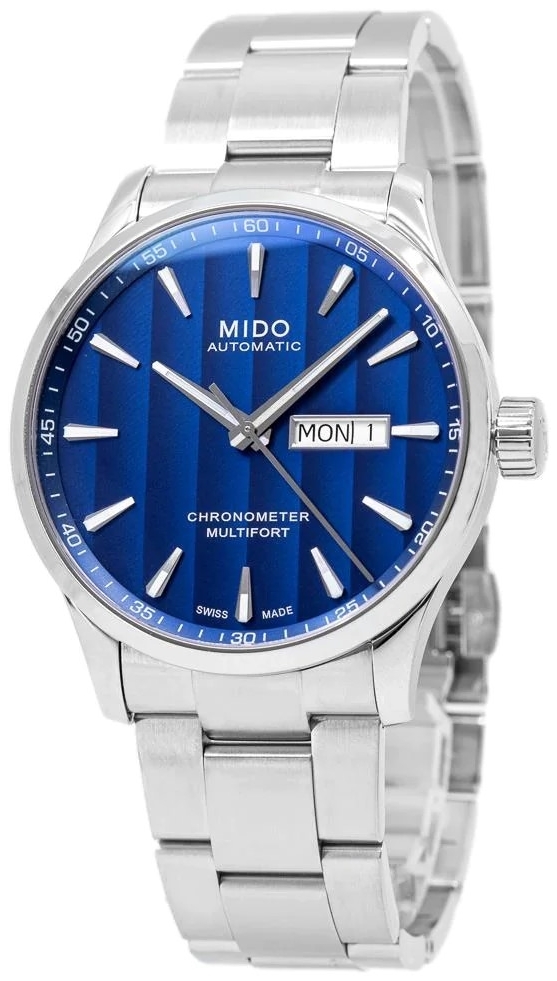 Mido Miesten kello M038.431.11.041.00 Multifort Sininen/Teräs Ø42 mm