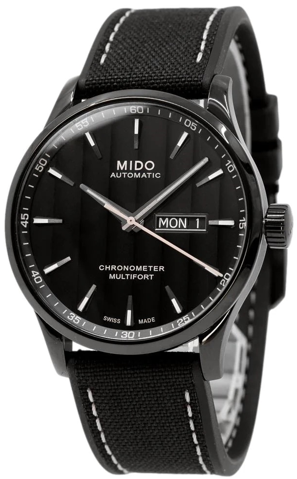 Mido Miesten kello M038.431.37.051.00 Multifort Musta/Kumi Ø42 mm