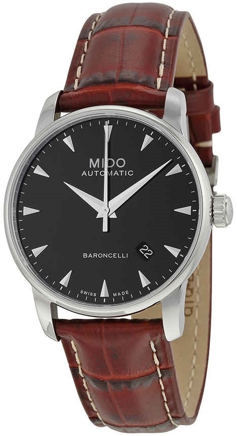 Mido Miesten kello M8600.4.18.8 Baroncelli Musta/Nahka Ø38 mm