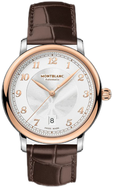 Montblanc Miesten kello 128683 Star Legacy Hopea/Nahka Ø42 mm