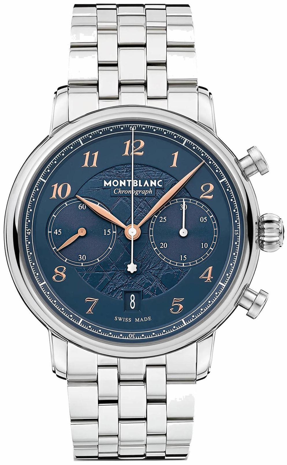 Montblanc Miesten kello 129627 Star Legacy Sininen/Teräs Ø42 mm