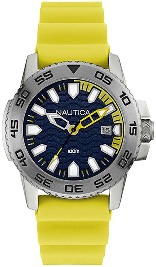 Nautica Miesten kello NAI12530G Nsr Sininen/Kumi Ø42 mm