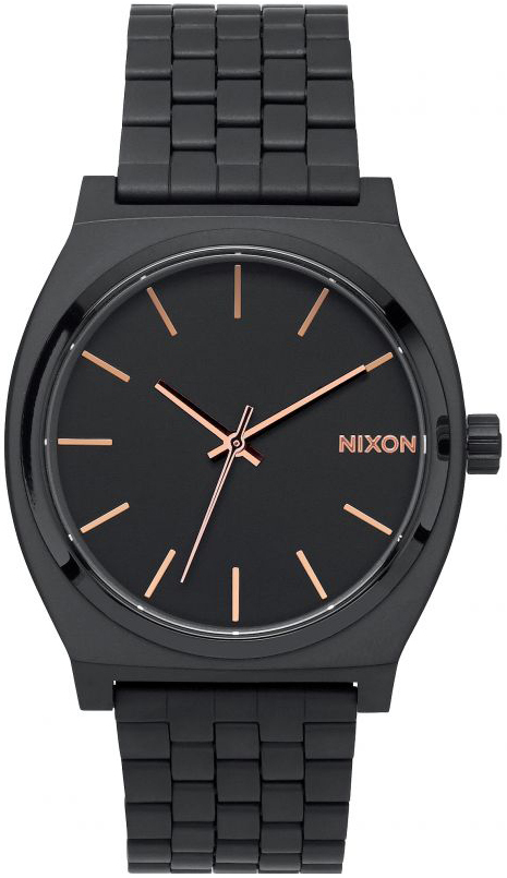 Nixon The Time Teller A045-957 Musta/Teräs Ø37 mm