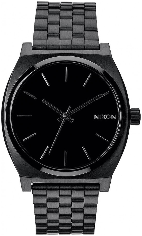 Nixon A045001-00 The Time Teller Musta/Teräs Ø37 mm