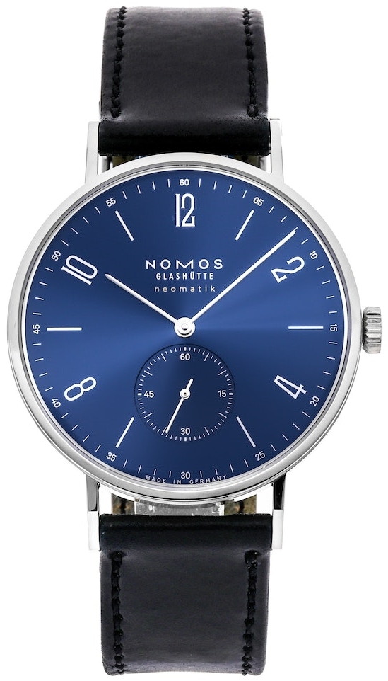 Nomos Glashütte Miesten kello N-146 Tangente Neomatik Sininen/Nahka