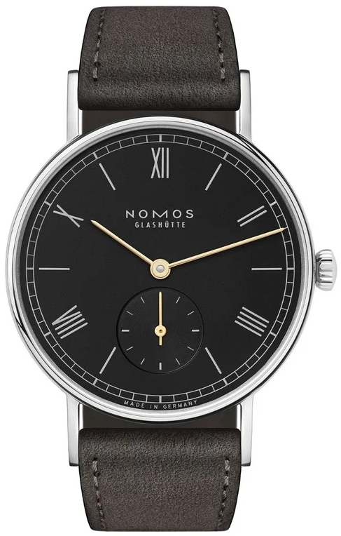 Nomos Glashütte Naisten kello N-227 Ludwig Musta/Nahka Ø32.8 mm