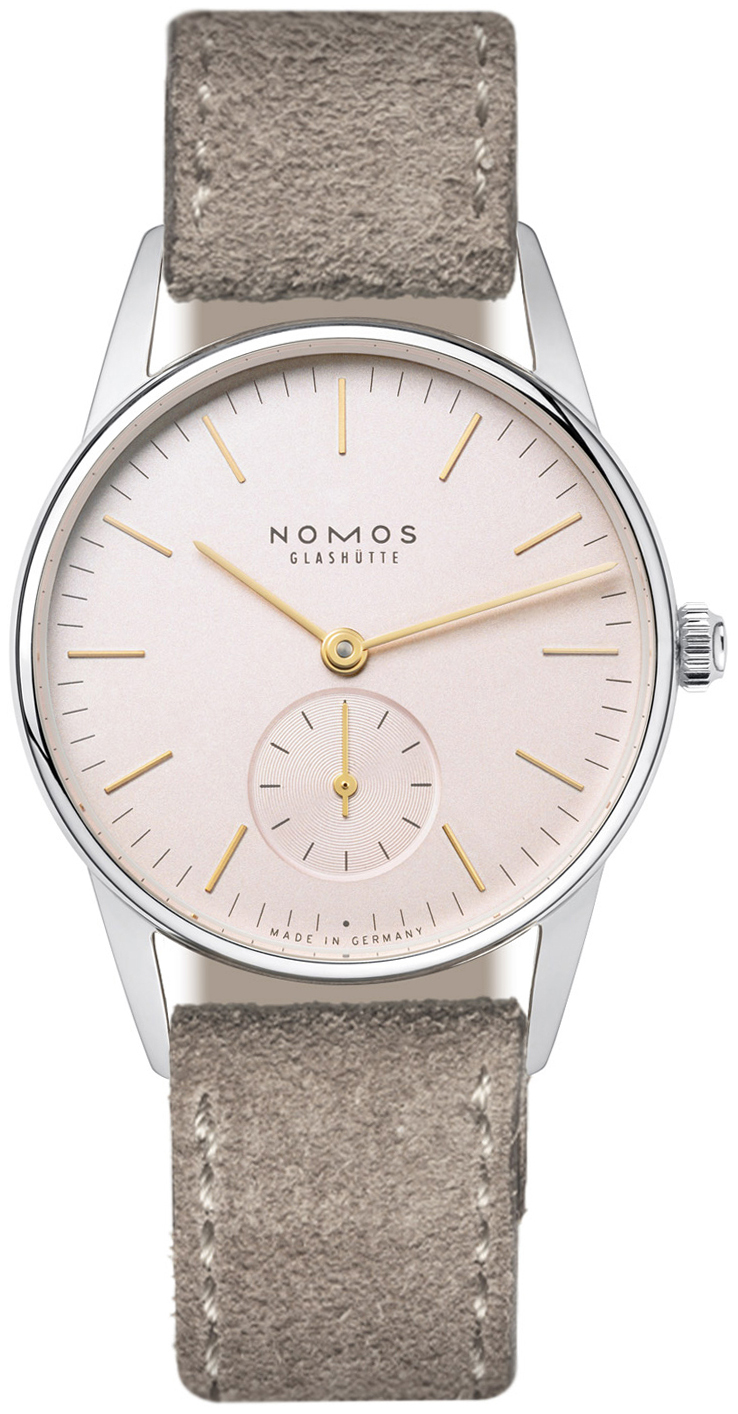 Nomos Glashütte Naisten kello N-325 Orion Pinkki/Nahka Ø32.8 mm