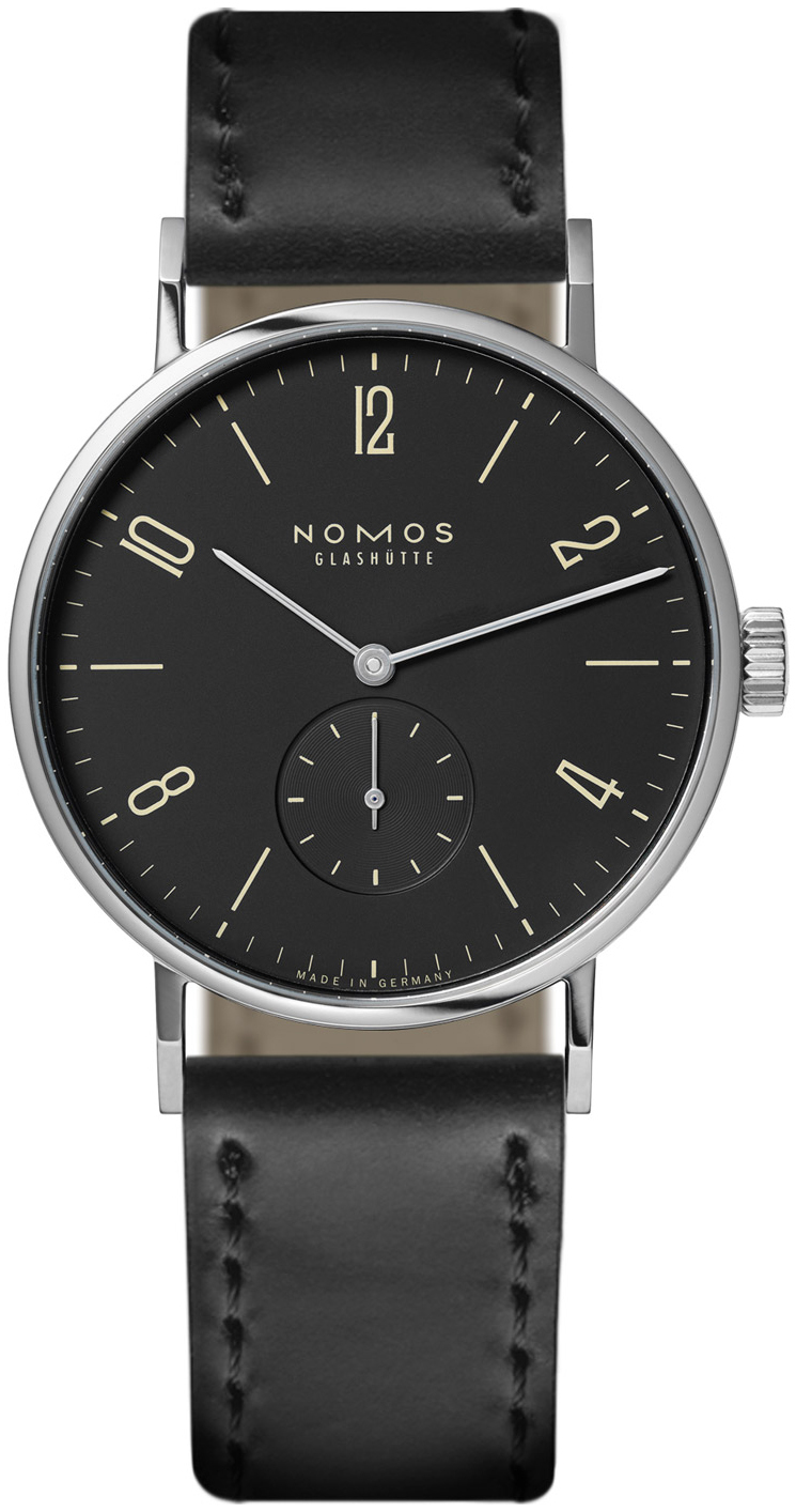 Nomos Glashütte Miesten kello N-603 Tangomat Musta/Nahka Ø38.3 mm