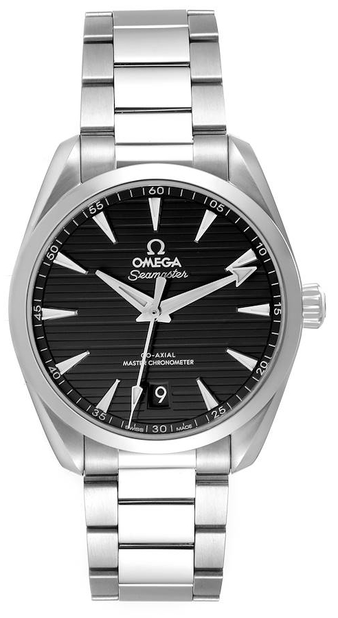 Omega 220.10.38.20.01.001 Seamaster Aqua Terra 150M Musta/Teräs Ø38