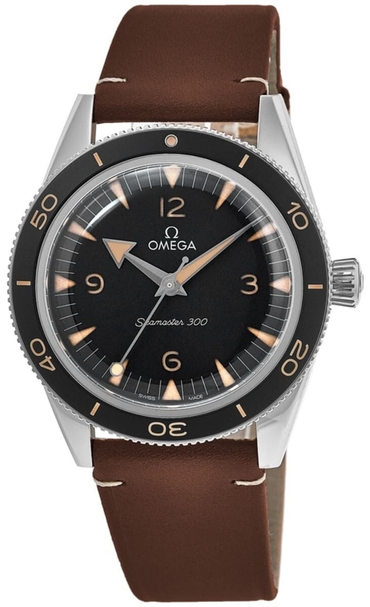 Omega Miesten kello 234.32.41.21.01.001 Seamaster 300M Musta/Nahka